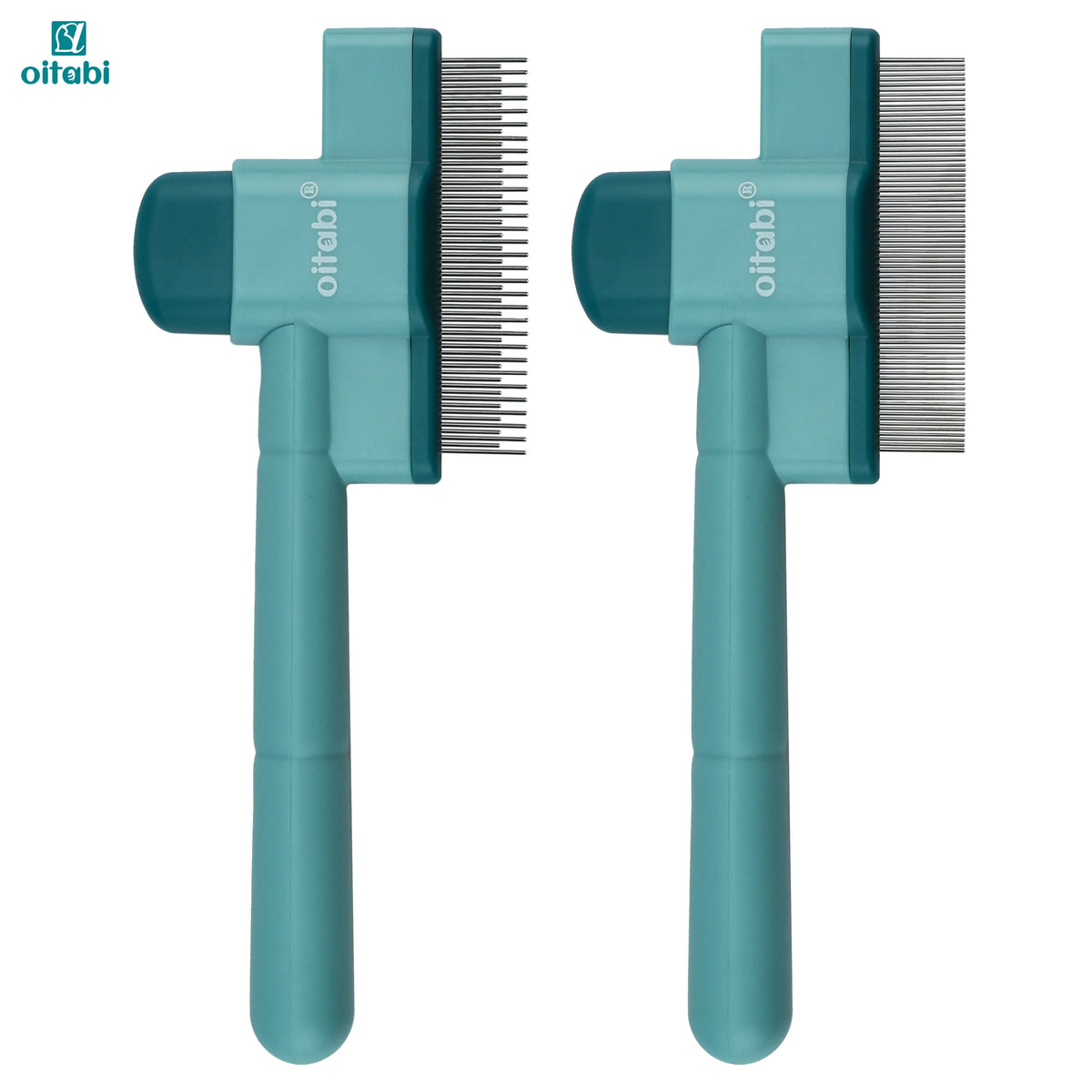 Self Cleaning Pet Flea Comb Grooming Brush